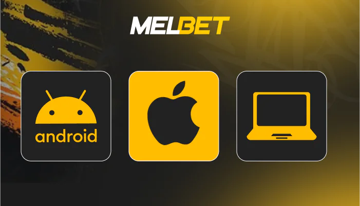 Choisir un appareil pour installer l'application Melbet, étape 1